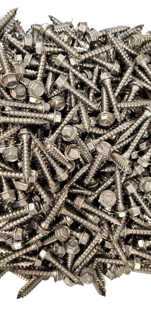 Skruvsats, Weland Stål - SKRUVSATS 6X30MM 6-KANT 1000ST RF ( TS1000 )