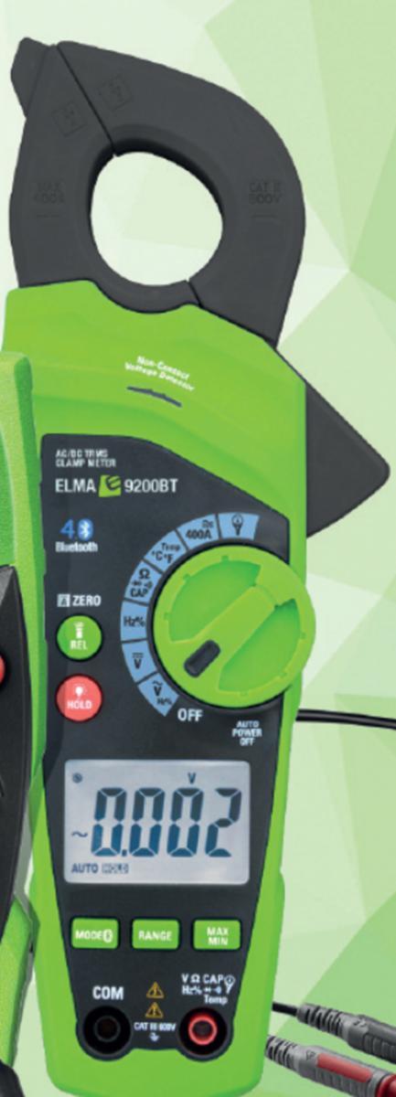 Bluetooth Tångampm 9200BT - BLUETOOTH TÅNGAMPM 9200BT ELMA 9200BT