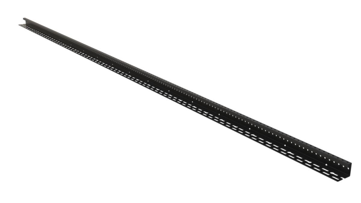 Skena L-profil Hyper - SKENA SVART 2,4M HYPER RAIL BLACK