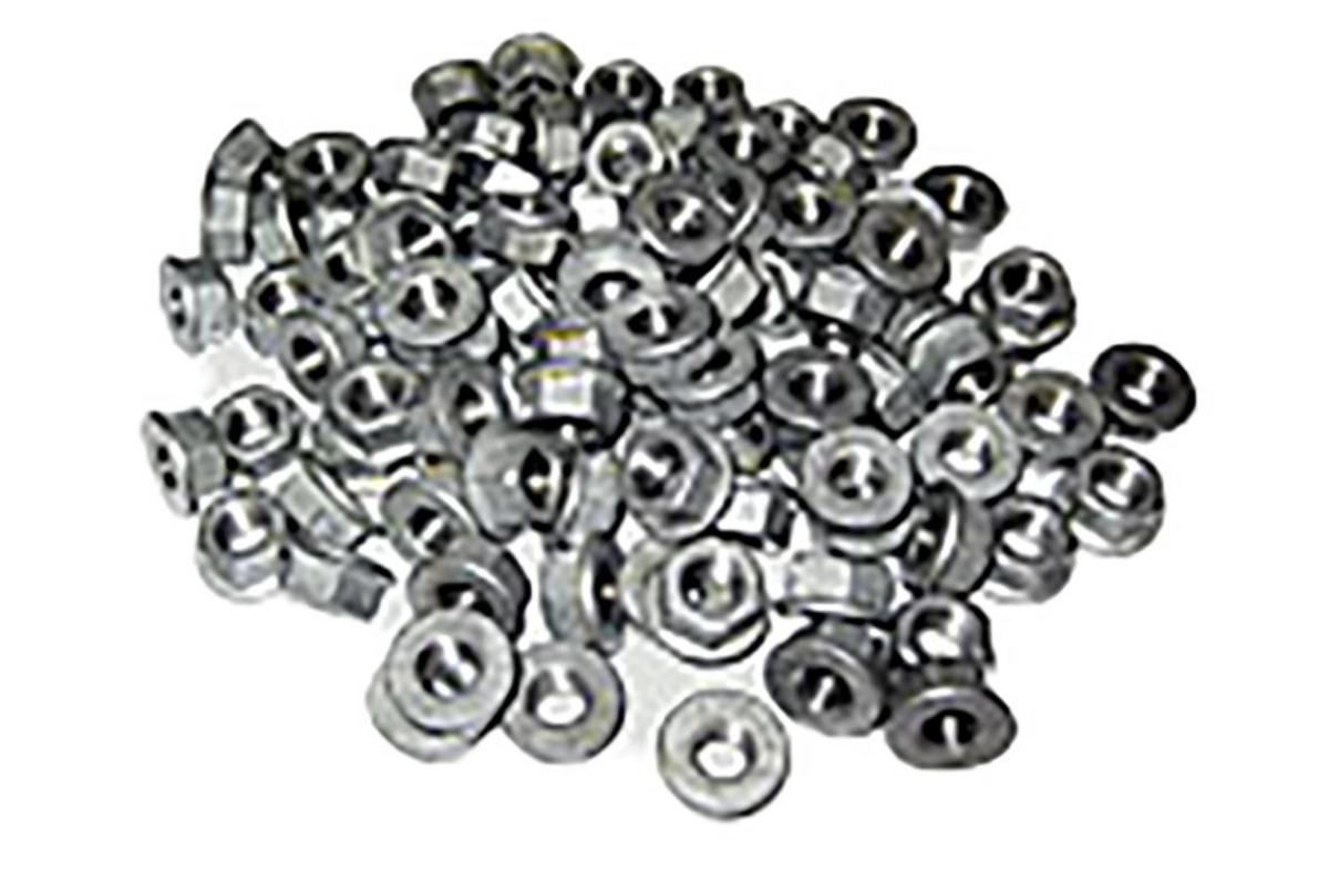 Muttersats, Weland Stål - MUTTERSATS 100ST M10 VFZ ( MU1010 )