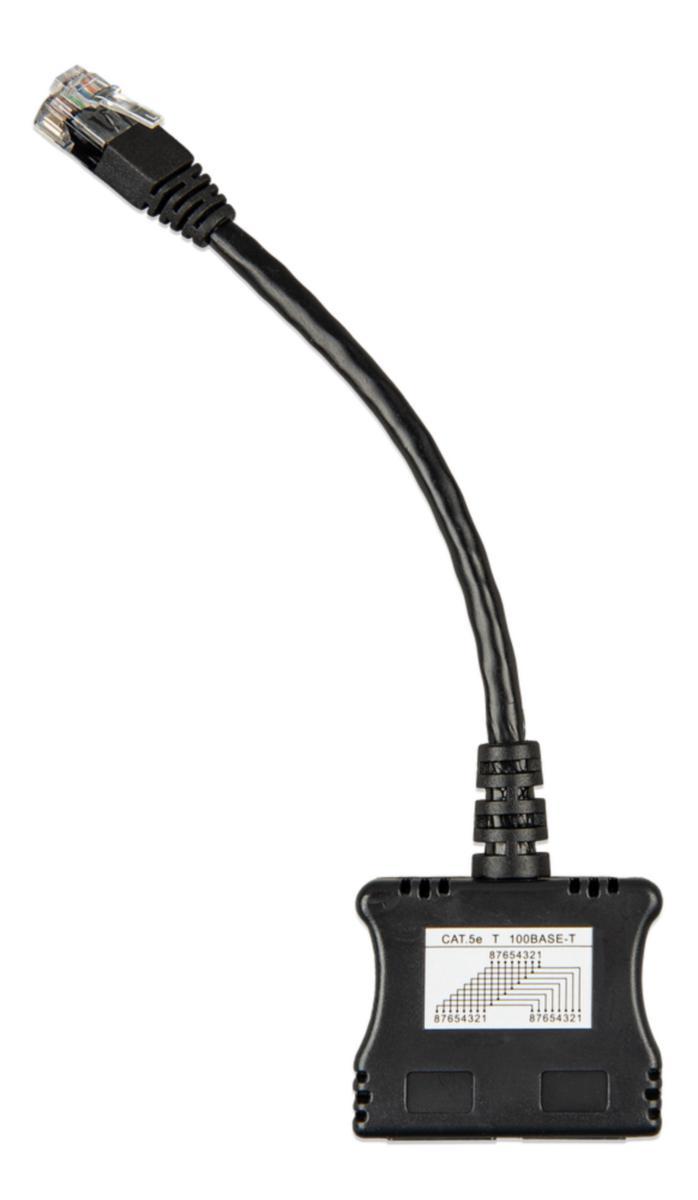 Splitter 1xRJ45 hane/15 cm kabel/ 2xRJ45 hona Victron Energy - VICTRON - RJ45-SPLITTER 1XRJ45 MALE/15CM CABLE/2XRJ45 FEMALE