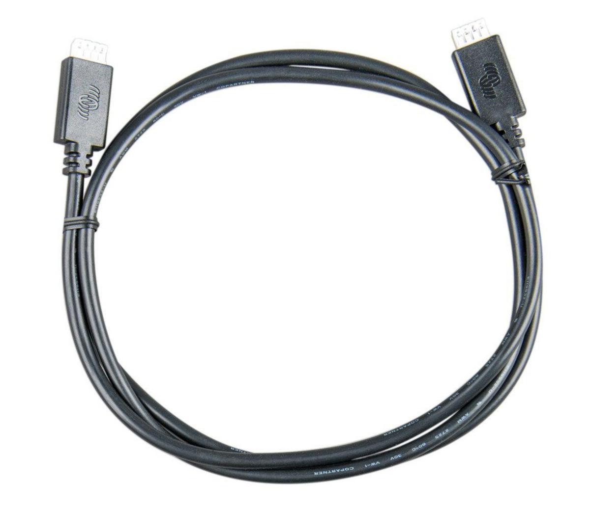 Kabel 90-graders kontakt Victron Energy VE.Direct - VICTRON - VE.DIRECT CABLE 1,8M (ONE SIDE RIGHT ANGLE CONN)
