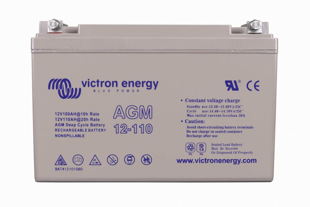 Batteri 12V Victron Energy AGM - VICTRON - 12V/110AH AGM DEEP CYCLE BATT. (M8)
