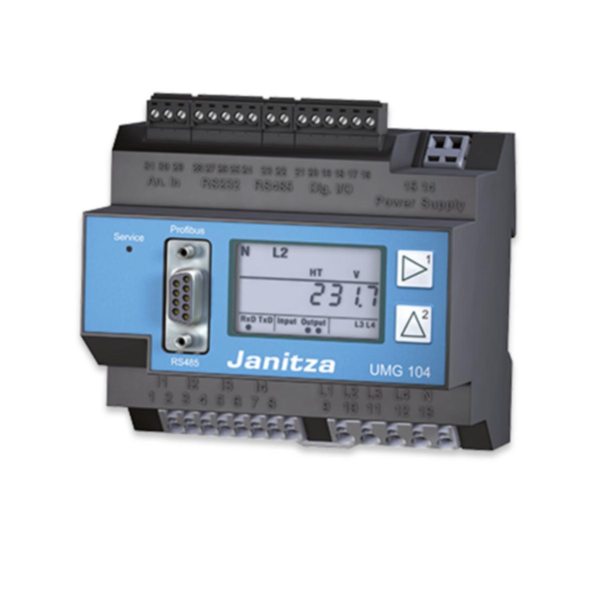 Energimätare med minne UMG104 - JANITZA ENERGIMÄTARE+MINNE 104