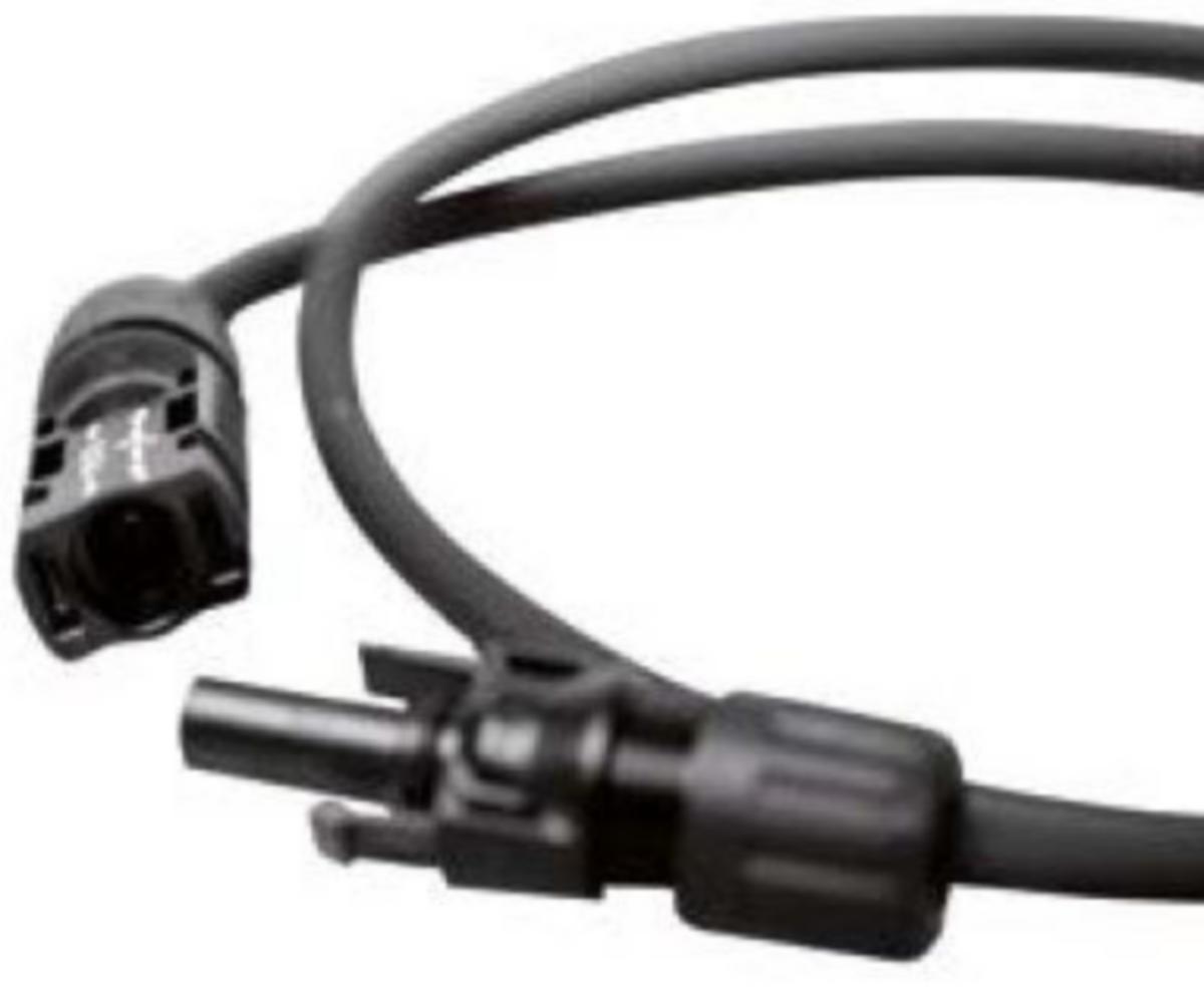 Solcellskabel  MC4-kontakt HIS - HIS 0,8M LIKSTRÖMSKABEL 6,0MM2 MED MC4 KABELKONTAKTER