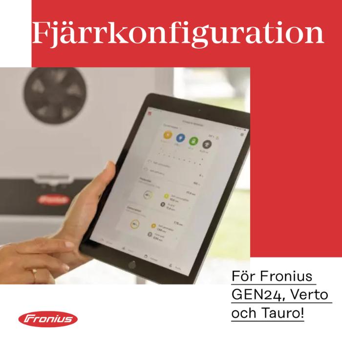 Fronius Remote Configuration - fjärrkonfiguera på distans